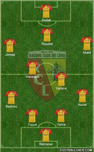 Racing Club de Lens Formation 2011