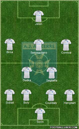 A.J. Auxerre Formation 2011
