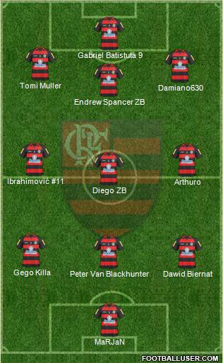 CR Flamengo Formation 2011