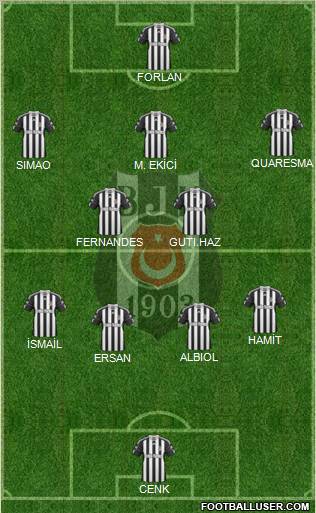 Besiktas JK Formation 2011
