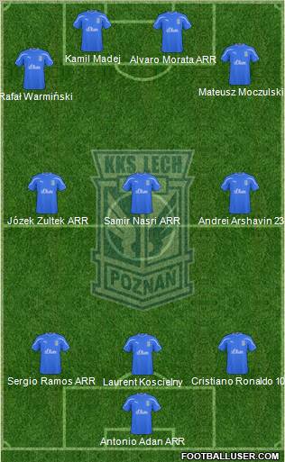 Lech Poznan Formation 2011