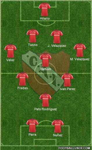 Independiente Formation 2011