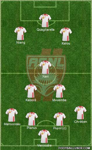 A.S. Nancy Lorraine football formation