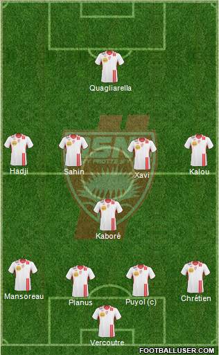 A.S. Nancy Lorraine football formation