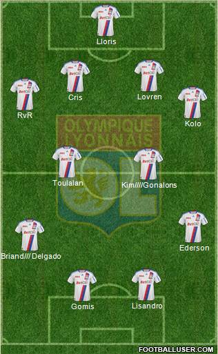 Olympique Lyonnais Formation 2011
