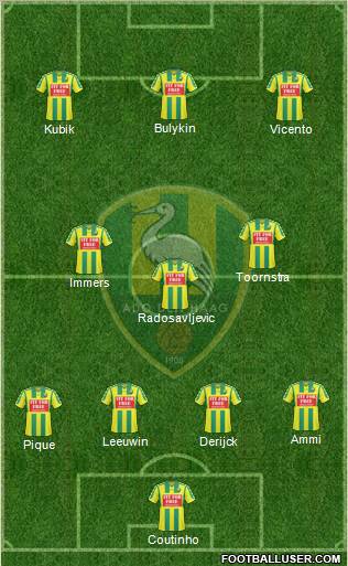 ADO Den Haag Formation 2011