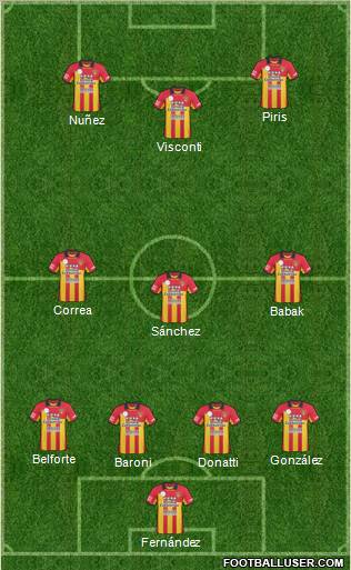 Boca Unidos Formation 2011