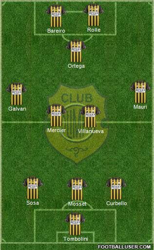 Olimpo de Bahía Blanca football formation