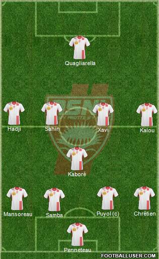 A.S. Nancy Lorraine football formation