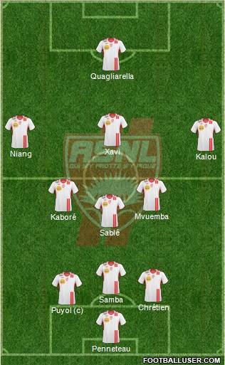 A.S. Nancy Lorraine football formation