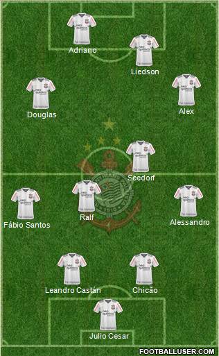 SC Corinthians Paulista Formation 2011