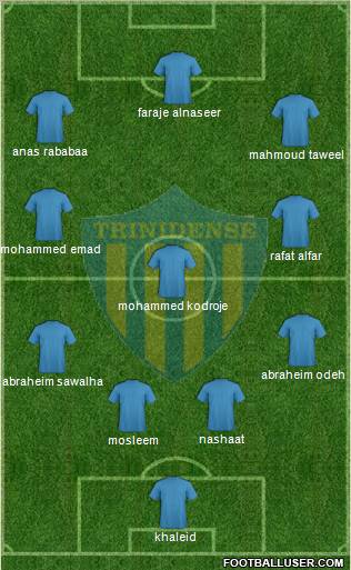 C Sportivo Trinidense Formation 2011