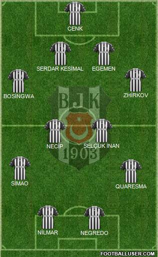 Besiktas JK Formation 2011