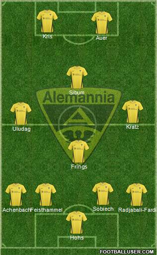 TSV Alemannia Aachen Formation 2011