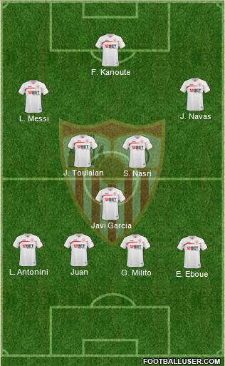 Sevilla F.C., S.A.D. Formation 2011