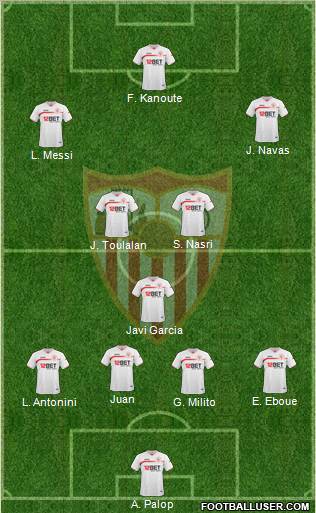 Sevilla F.C., S.A.D. Formation 2011