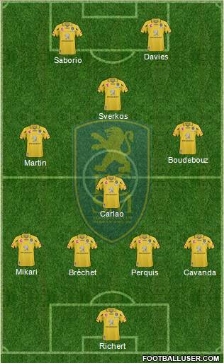 FC Sochaux-Montbéliard Formation 2011