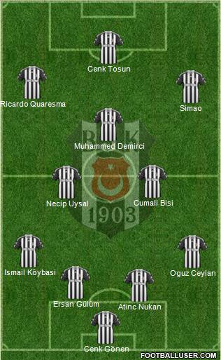 Besiktas JK Formation 2011