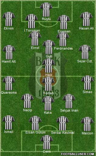 Besiktas JK Formation 2011
