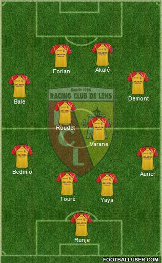 Racing Club de Lens Formation 2011
