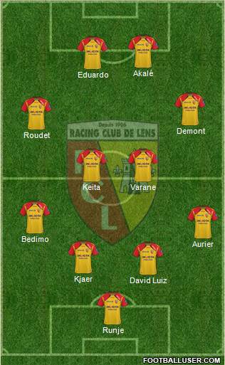 Racing Club de Lens Formation 2011