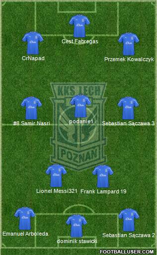 Lech Poznan Formation 2011