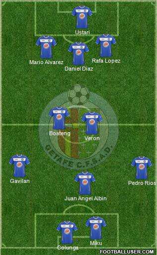 Getafe C.F., S.A.D. Formation 2011