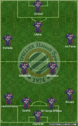 Montpellier Hérault Sport Club Formation 2011