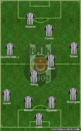 Besiktas JK Formation 2011
