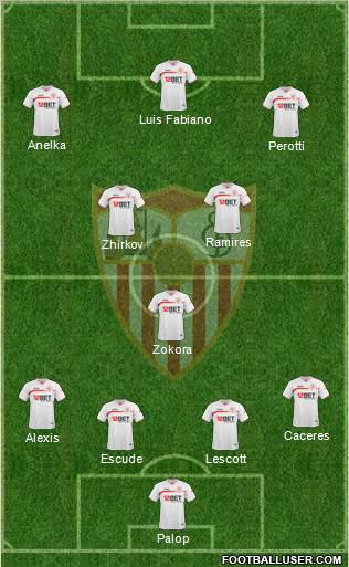 Sevilla F.C., S.A.D. Formation 2011