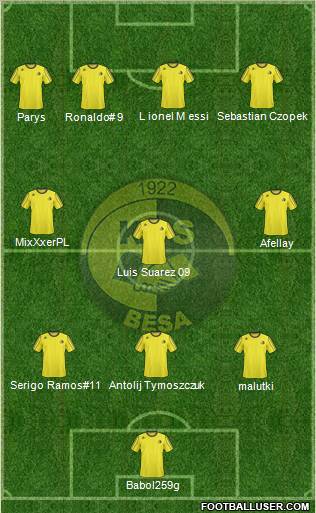 KS Besa Kavajë Formation 2011