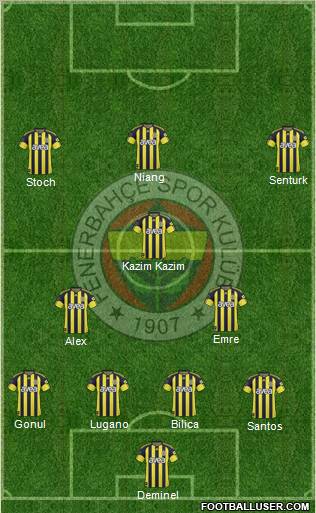 Fenerbahçe SK Formation 2011