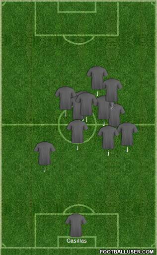 Pro Evolution Soccer Team Formation 2011