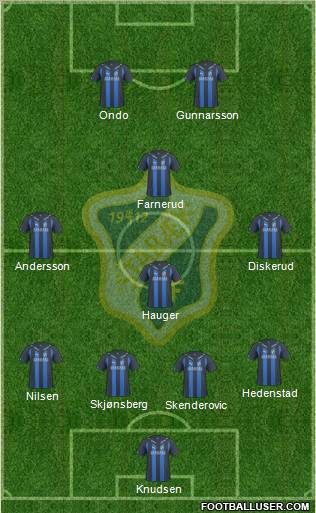 Stabæk Fotball Formation 2011