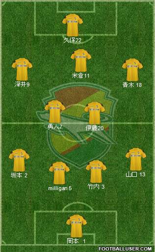JEF United Ichihara Chiba Formation 2011