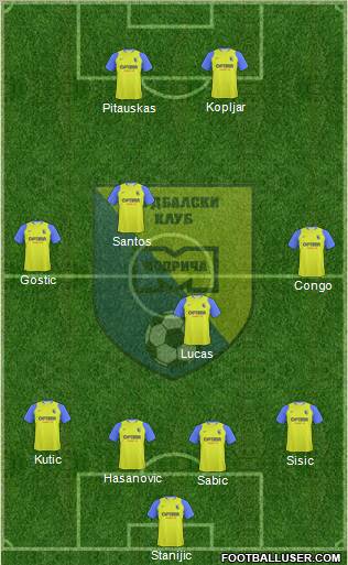FK Modrica Maxima Formation 2011