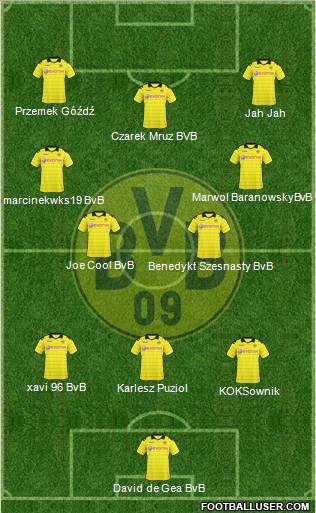 Borussia Dortmund Formation 2011