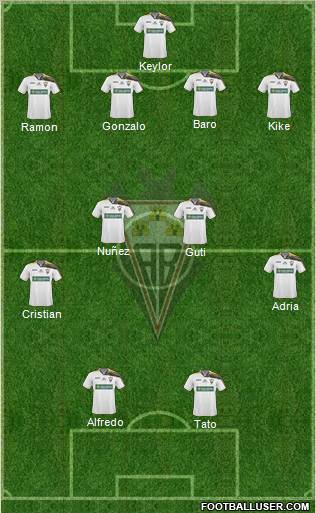 Albacete B., S.A.D. Formation 2011