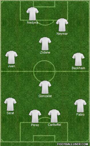 Pro Evolution Soccer Team Formation 2011