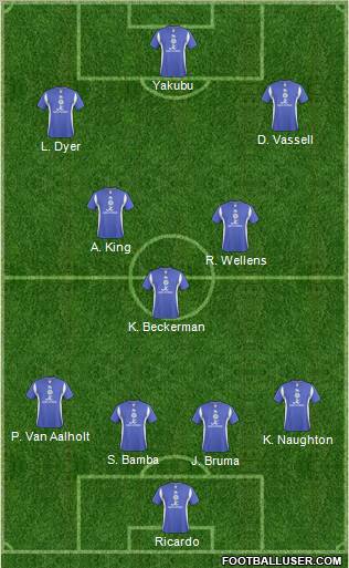 Leicester City football formation