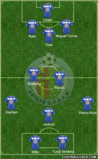 Getafe C.F., S.A.D. Formation 2011
