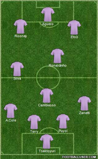 Pro Evolution Soccer Team Formation 2011