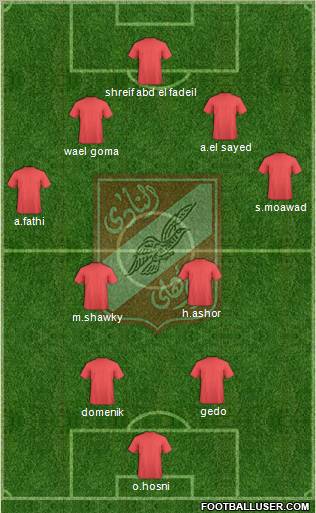 Al-Ahly Sporting Club Formation 2011