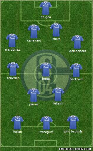 FC Schalke 04 Formation 2011
