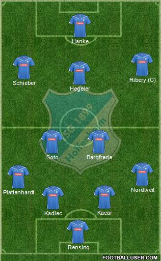 TSG 1899 Hoffenheim Formation 2011