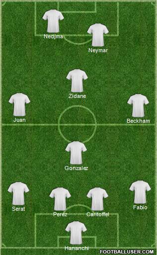 Pro Evolution Soccer Team Formation 2011