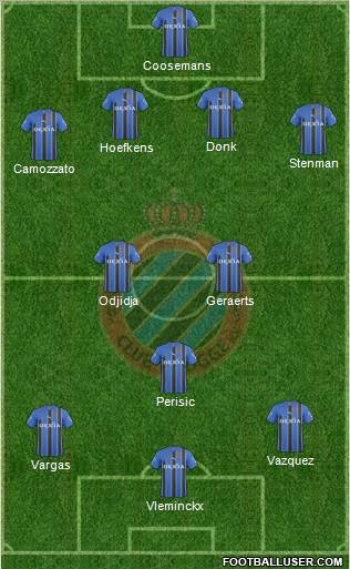 Club Brugge KV Formation 2011