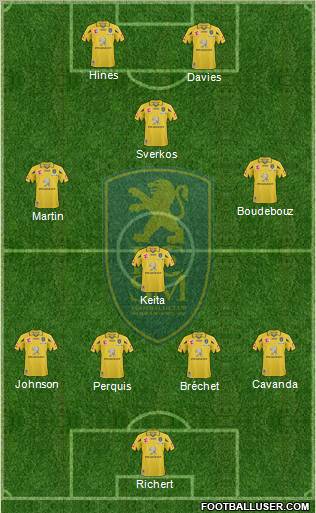 FC Sochaux-Montbéliard Formation 2011