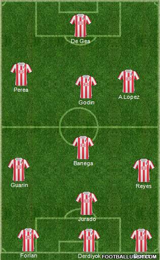 Atlético Madrid B Formation 2011