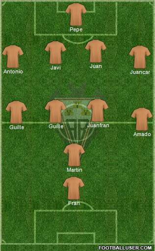 Albacete B., S.A.D. Formation 2011